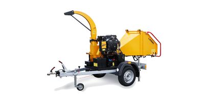 Puiduhakkur LASKI LS 100/27 CB (mootor Kohler CH740), pidurid