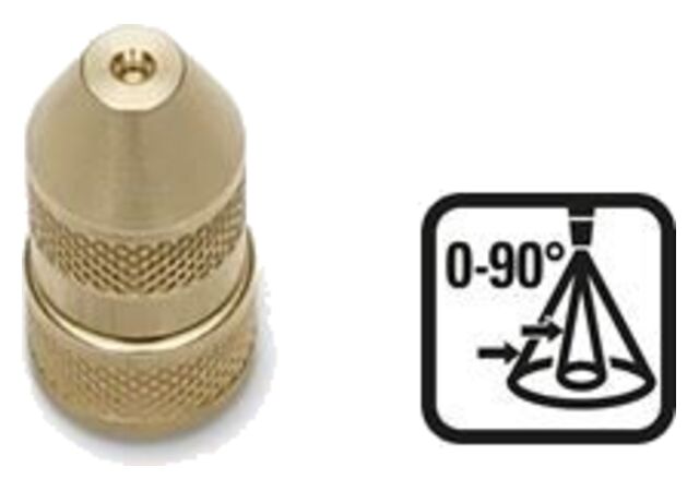 Düüs reguleeritav 0-90 kraadi messingist aiapritsidele SG21,51,71