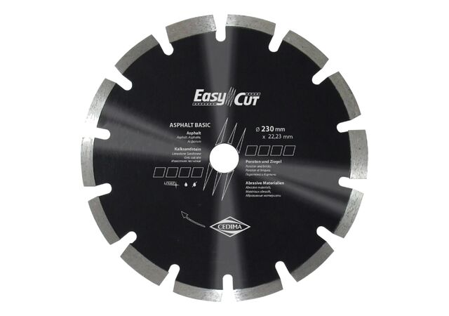 Teemantkuivlõikeketas 350/20mm Asphalt Basic, Cedima