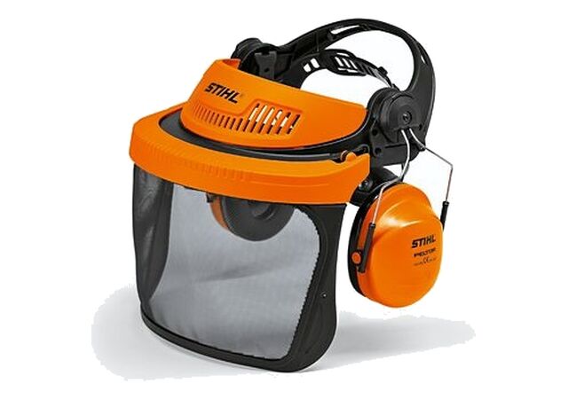 Kaitsevisiir G500, nailonvõrk, kõrvaklapid