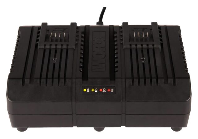 Laadija kahele akule 20V 4A WA3883, Worx