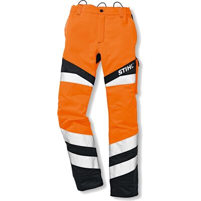 Võsalõikaja püksid FS Protect471 teetöölistele (oranž reflektor) 58