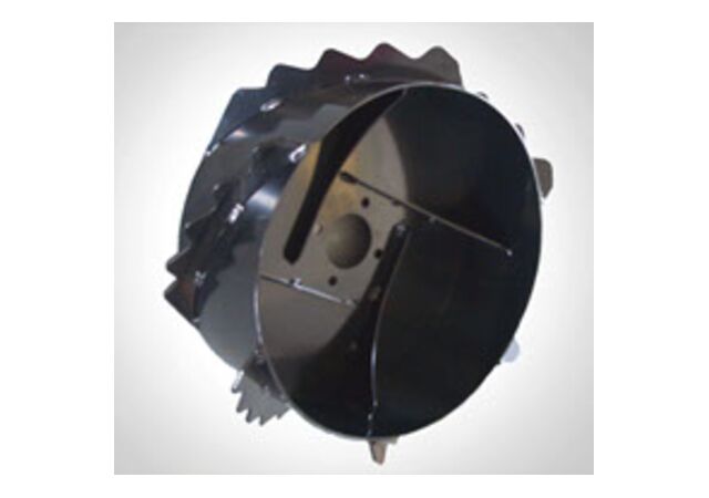 16" metallrattad (mõeldud mehaaniliselt lükatavale masinale) Ecotech