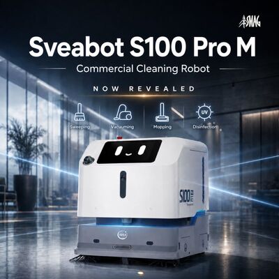 Siseruumide puhastusrobot Sveaverken S100 Pro M