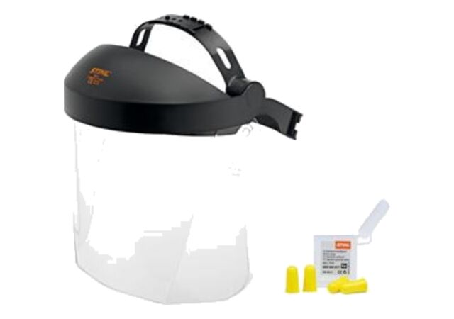 Kaitsevisiir STIHL, poly, kõrvatropid