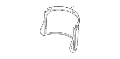 Vahetusvisiir G500 poly